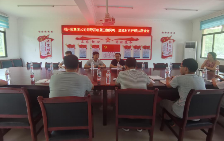 州K8凯发集团集团党委赴帮扶村 探望慰问驻村干部 共话墟落振兴生长大计_黔东南州K8凯发集团集团